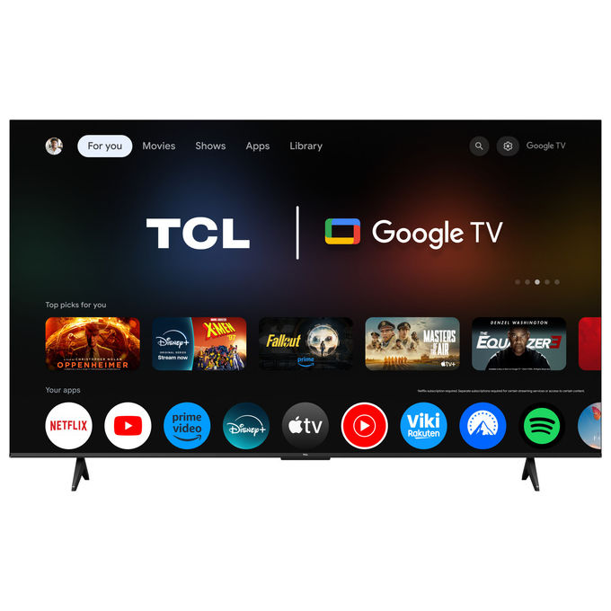 TCL 75P6L TV 75'' 4K Google TV colore Nero