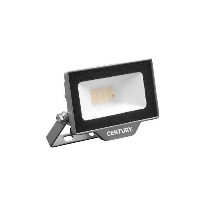 Century SMLS-109040 Proiettore LED esterno 10W 4000K con sensore luce naturale Grigio