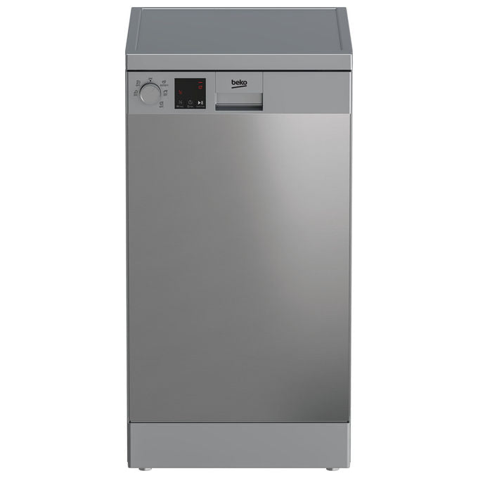 Beko DVS05030X Lavastoviglie 45cm 10 coperti Classe D 47dB Acciaio Inox (85x45x60 cm) colore Acciaio Inox