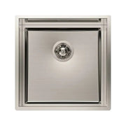 Foster 1254850 Quadra Evo Sottotop Lavello Incasso Acciaio Inox Spazzolato 47x47 colore Acciaio Inox