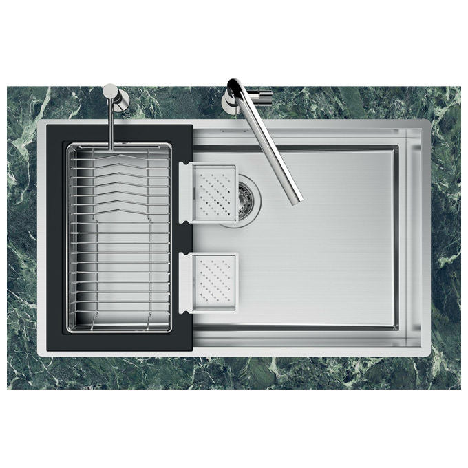 Foster 1257850 Quadra EVO lavello ad incasso Rettangolare Acciaio inox colore Acciaio inox