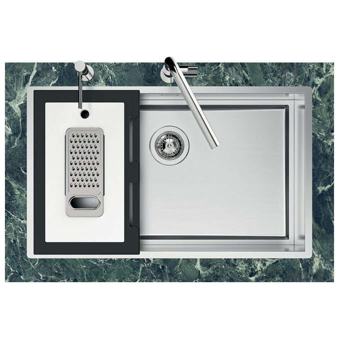 Foster 1257850 Quadra EVO lavello ad incasso Rettangolare Acciaio inox colore Acciaio inox