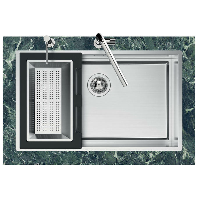 Foster 1257850 Quadra EVO lavello ad incasso Rettangolare Acciaio inox colore Acciaio inox