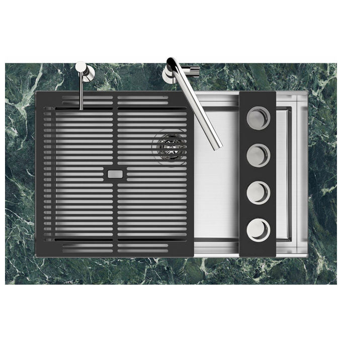 Foster 1257850 Quadra EVO lavello ad incasso Rettangolare Acciaio inox colore Acciaio inox