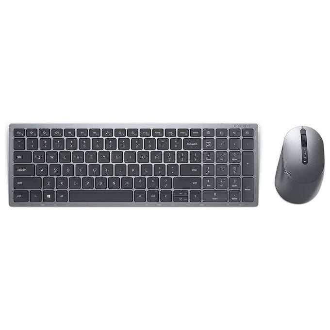 Dell KM7120W Tastiera e Mouse Multidispositivo Wireless QWERTY Italiano Grigio Titanio