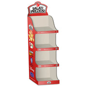 BanboToys Espositore Socker da Terra Vuoto Cap 80pz 185x45x30 cm