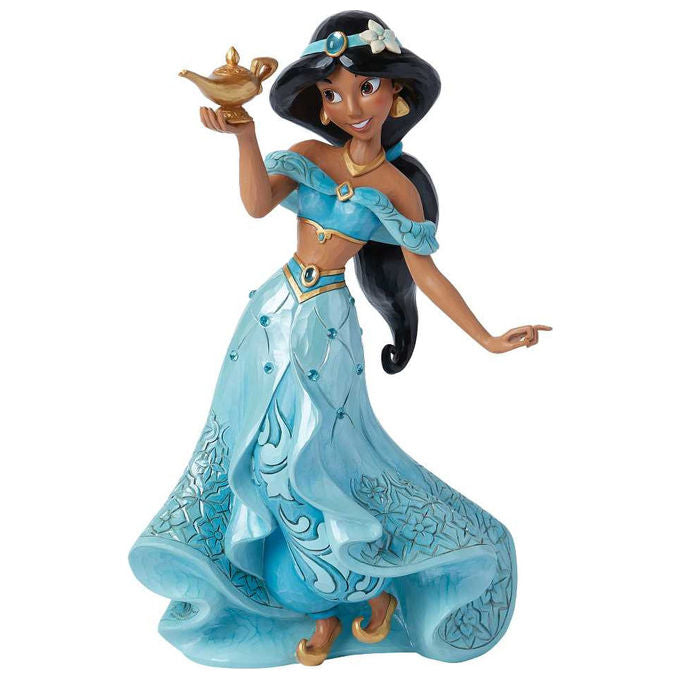 Enesco Disney Traditions Figurina Jasmine Deluxe 6015014 resina colore Bianco