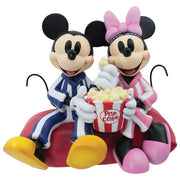 Disney Showcase Mickey e Minnie Serata in Pigiama Figura statuetta 15 cm Resina dipinta a mano colore Grigio