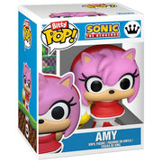 Funko 92959 Sonic The Hedgehog Bitty POP Figure da collezione 4 Pezzi Sonic Amy Tails Knuckles 2,3 cm con vetrina impilabile