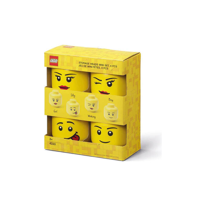 Room Copenhagen LEGO Storage Head Mini Set 4333 contenitori impilabili plastica PP