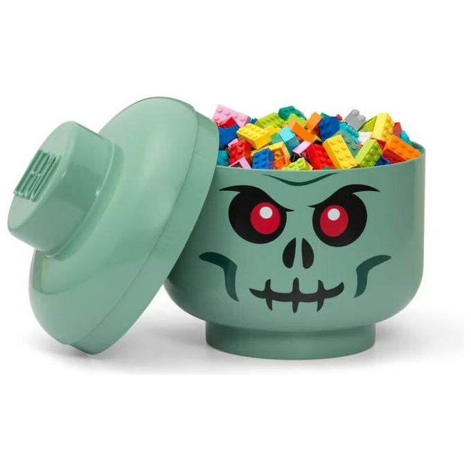 Room Copenhagen 40320811 Lego Storage Head Large Skeleton Verde Sabbia