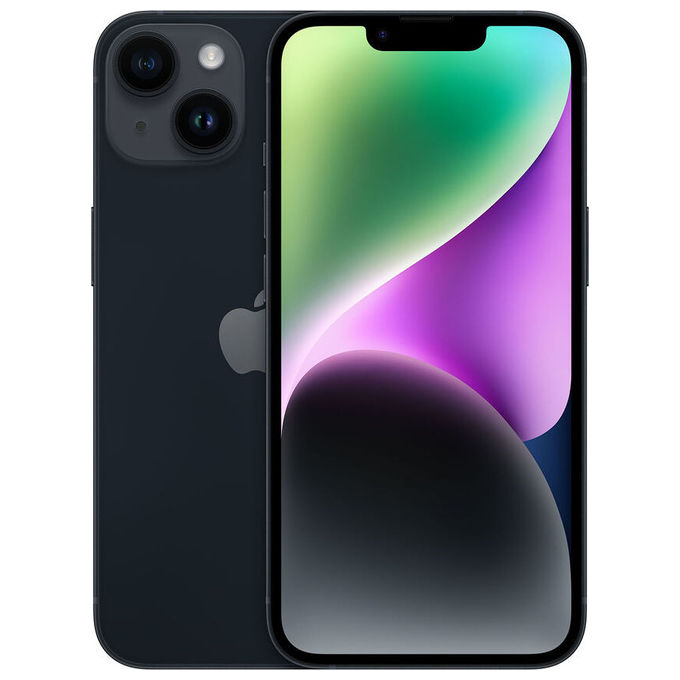 Apple IR-FZ00010 iPhone 14 Smartphone 128GB colore Midnight