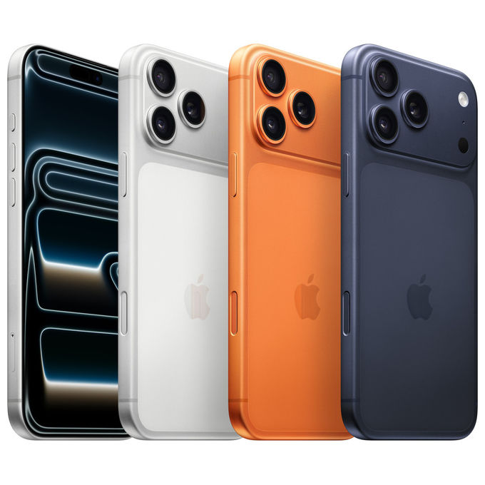 Apple MFYU4QN-A iPhone 17 Pro Max Smartphone 5G 6.9'' 512 GB iOS 26 Tripla Fotocamera 48 MP colore Deep Blue