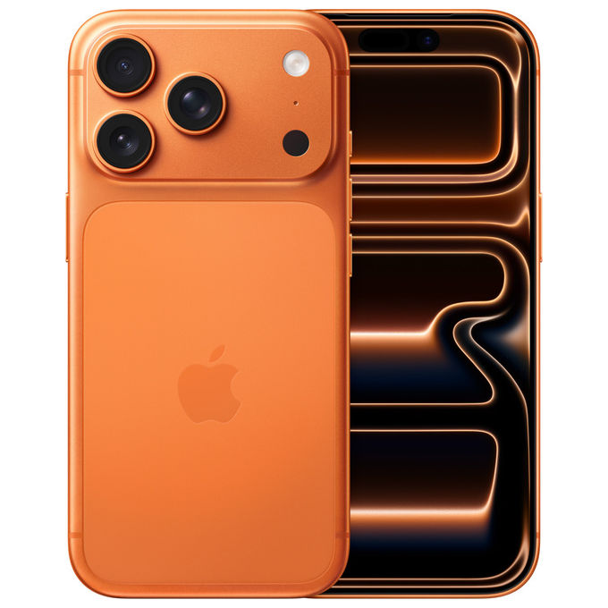 Apple MG8Q4QN-A iPhone 17 Pro Smartphone 6.3'' OLED 1TB 5G iOS 26 Doppia SIM USB-C colore Cosmic Orange