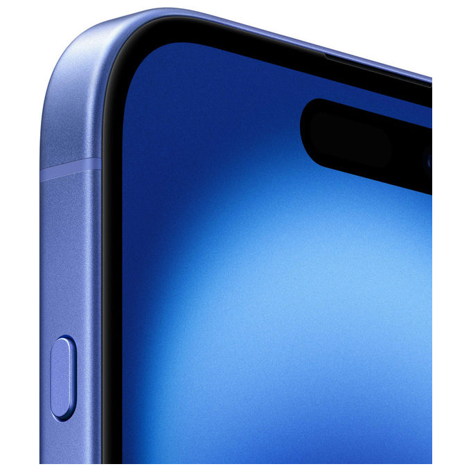 Apple MYEC3HN-A iPhone 16 Smartphone 5G 6.1'' 128GB iOS 18 Dual SIM USB-C IP68 colore Blu Ultramarine