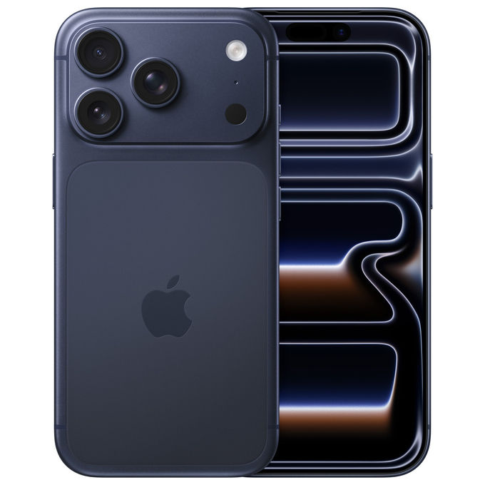Apple MG8J4ZD-A iPhone 17 Pro Smartphone 6.3'' OLED 256GB 5G Chip A19 Pro Tripla Fotocamera 48MP Face ID colore Blu