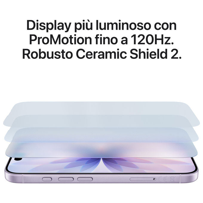 Apple MG6N4QL-A iPhone 17 Smartphone 6.3'' OLED 256GB 5G Wi-Fi 7 Doppia Fotocamera 48MP iOS 26 colore Salvia