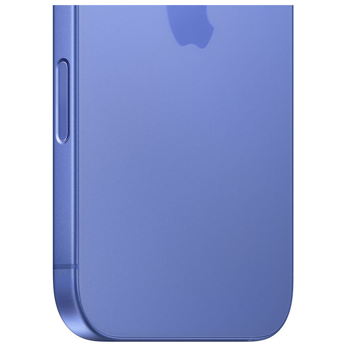 Apple MYEH3QL-A iPhone 16 Smartphone 5G 6.1'' OLED 256 GB chip A18 Doppia fotocamera 48 MP iOS 18 colore Blu