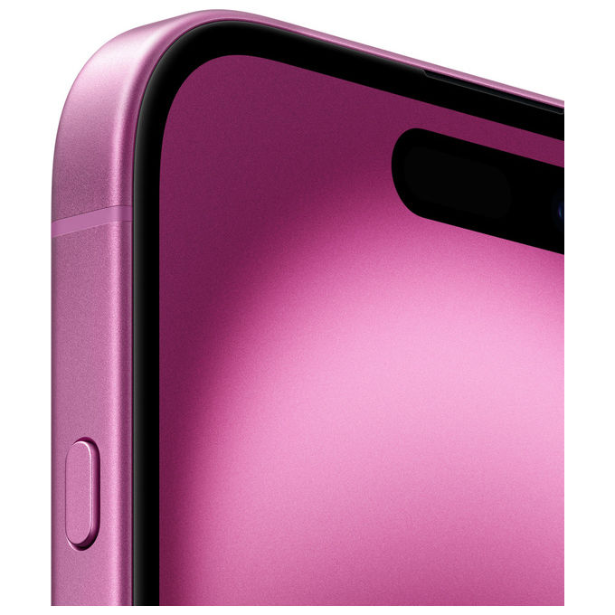 Apple MYEA3QL-A iPhone 16 Smartphone 5G 128GB Display 6.1'' OLED Chip A18 Doppia SIM IP68 colore Rosa