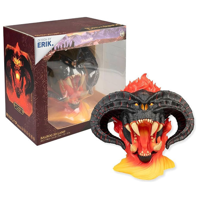 Grupo Erik Lampada Balrog Il Signore degli Anelli LED USB Pile 26 3 x 23 x 19 4 cm colore
