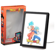 Grupo Erik LR001 Dragon Ball Super Quadro Luminoso LED Decorazione Luminosa 20x28 cm colore Multicolore
