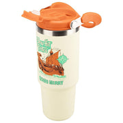 Paladone One Piece Bicchiere Isolato 900ml Capacita' Base Stretta con Maniglia Colore Crema