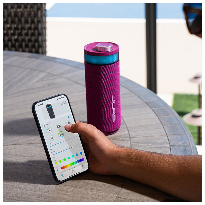 JLab Go Party Altoparlante da festa Wireless 10W Resistente allarrale colore Rosa