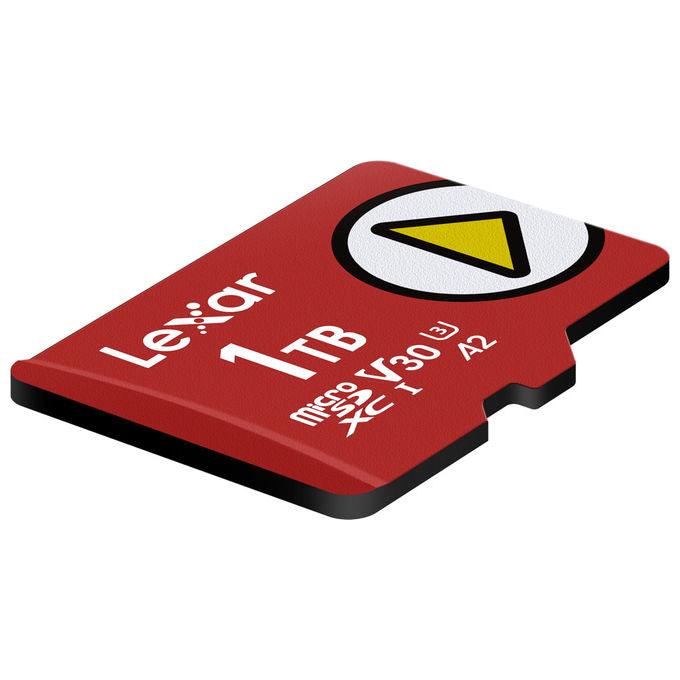 Lexar LMSPLAY001T-BNSNG MicroSDXC 1TB UHS-I Classe 10 V30 A2 colore Rosso