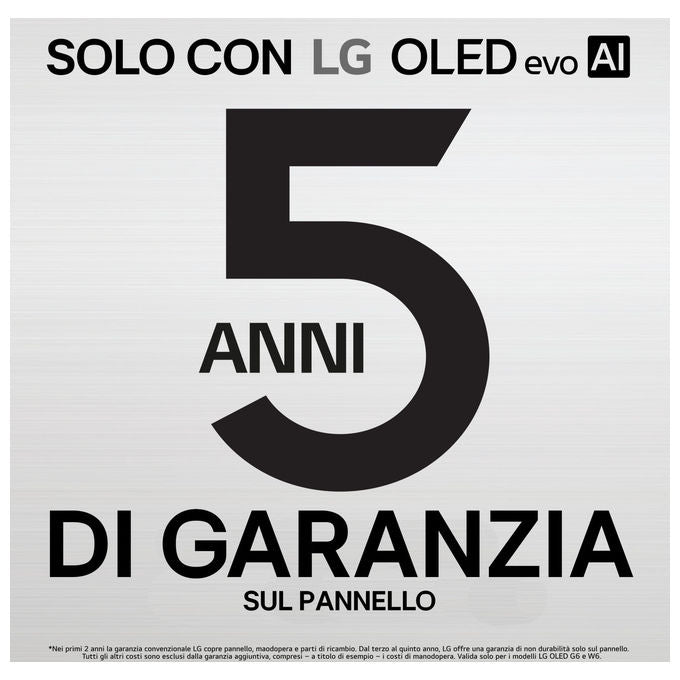 LG OLED48G66LS TV OLED evo AI serie G6S 48 pollici 4K Smart TV Nero