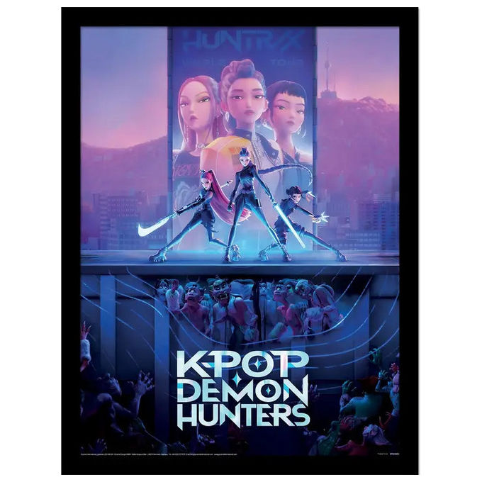 Pyramid International FP2510655 K-pop Demon Hunters Zoey Stampa artistica 30x40 cm colore Multicolore