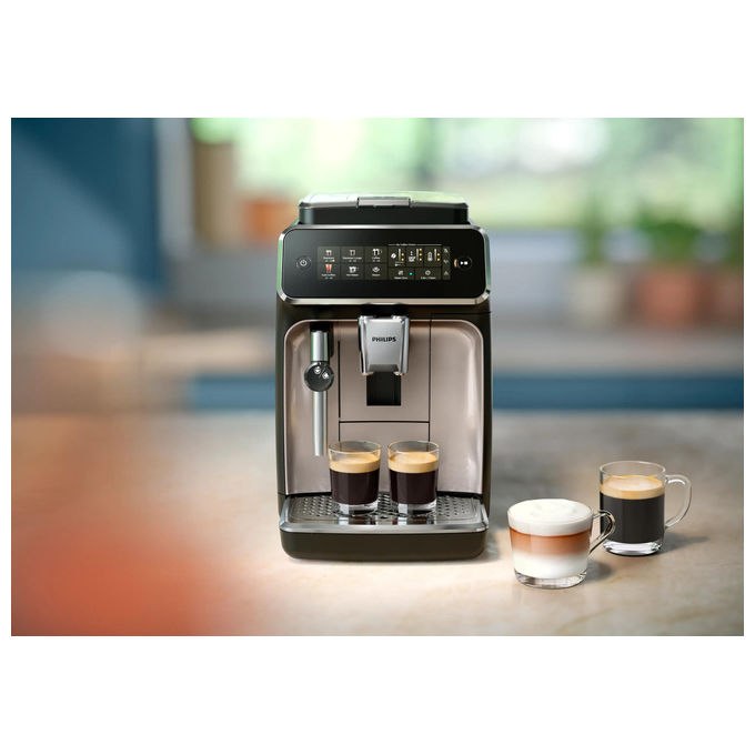 Philips EP3321-40 Serie 3300 Macchina da caffe' Automatica 1.8 L 15 bar 1500 W Macinatore Ceramica 5 Bevande colore Nero 90