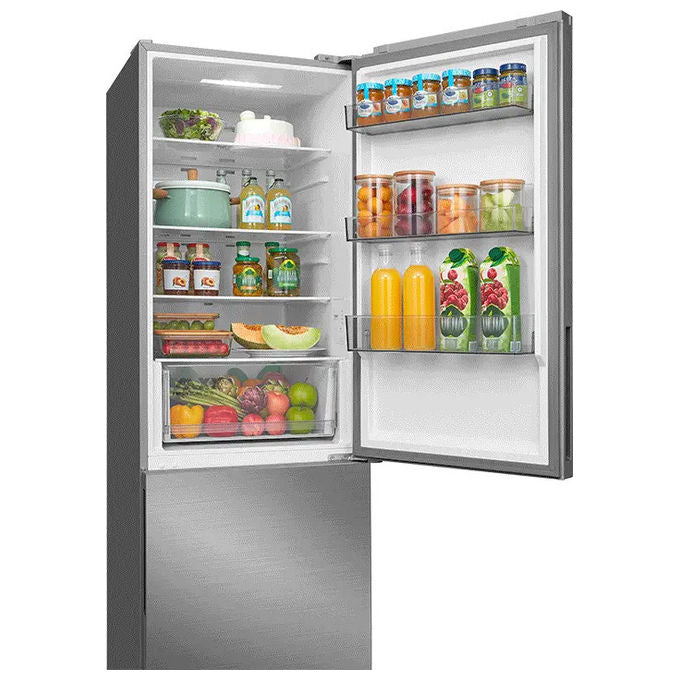 Midea MDRB548MME46 Frigorifero Combinato Total No Frost 401L Classe E Acciaio Inox