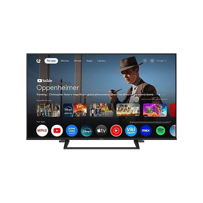 Smart Tech 50QG06K QLED TV 50 pollici Google TV UHD 4K colore Nero