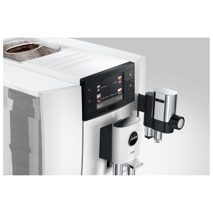 Jura E8 15747 Macchina espresso automatica 1 9 L chicchi di caffe' colore Bianco