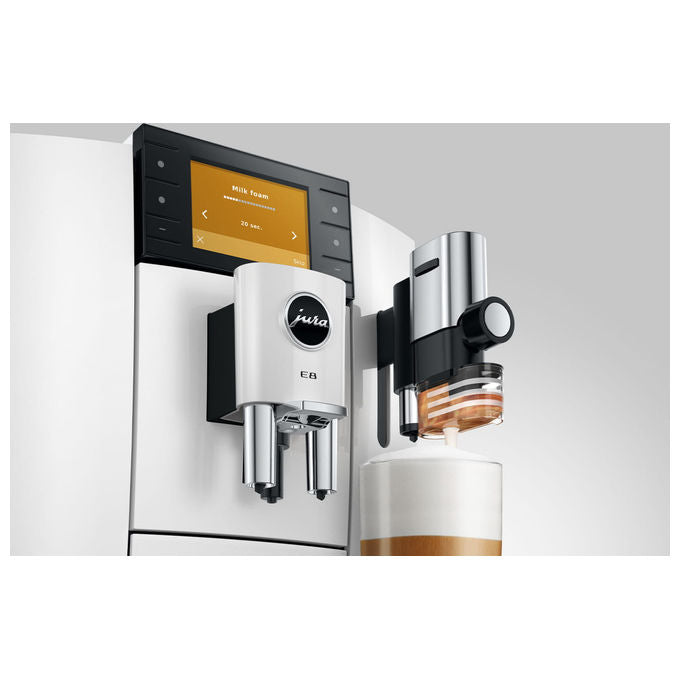 Jura E8 15747 Macchina espresso automatica 1 9 L chicchi di caffe' colore Bianco