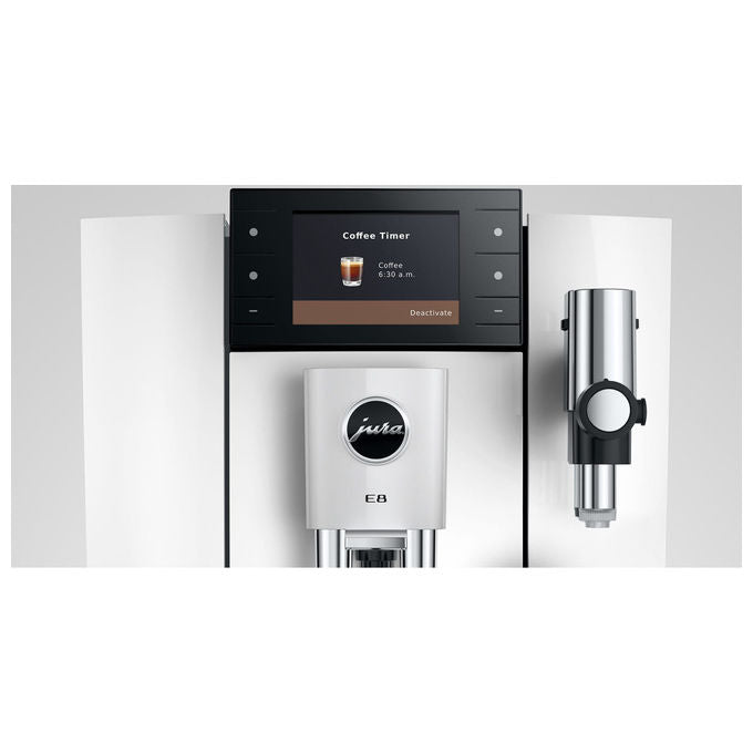 Jura E8 15747 Macchina espresso automatica 1 9 L chicchi di caffe' colore Bianco
