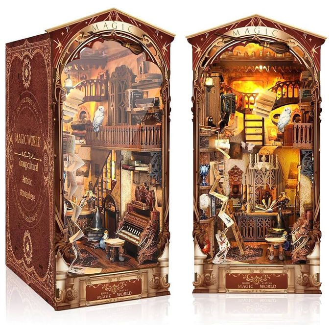 Mathv BNK Book Nook Magical Room Legno alta qualita' 167 pezzi colore Non specificato