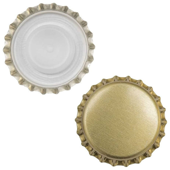 CENIGOMMA Tappo Corona con Bidules Oro diametro 29mm confezione 200 pezzi