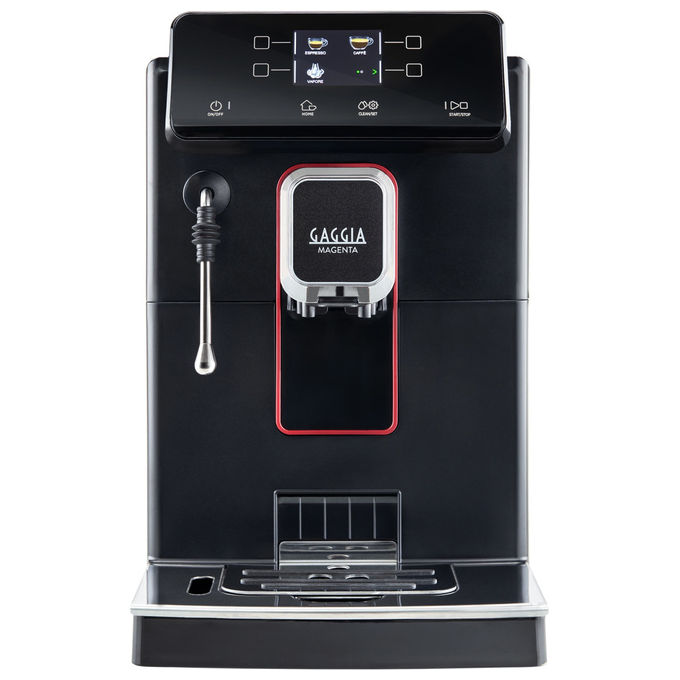 Gaggia RI8700 Magenta+ Macchina da caffe' Automatica 1,8 L 15 bar 1900 W Macinino Ceramica Display TFT colore Nero