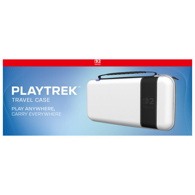 Turtle Beach PlayTrek Custodia da viaggio Stellar White per Nintendo Switch 2