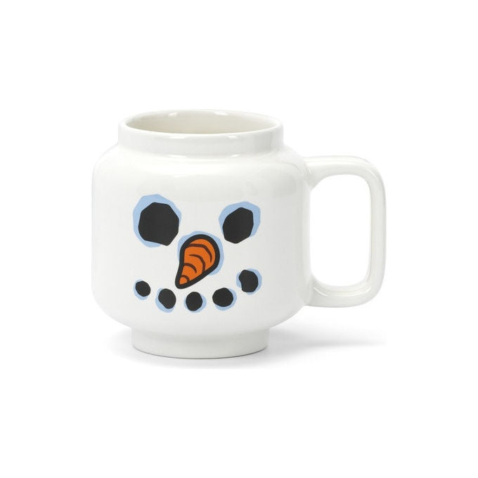 Lego 40460821 Tazza Ceramica Pupazzo di Neve 255 ml colore bianco
