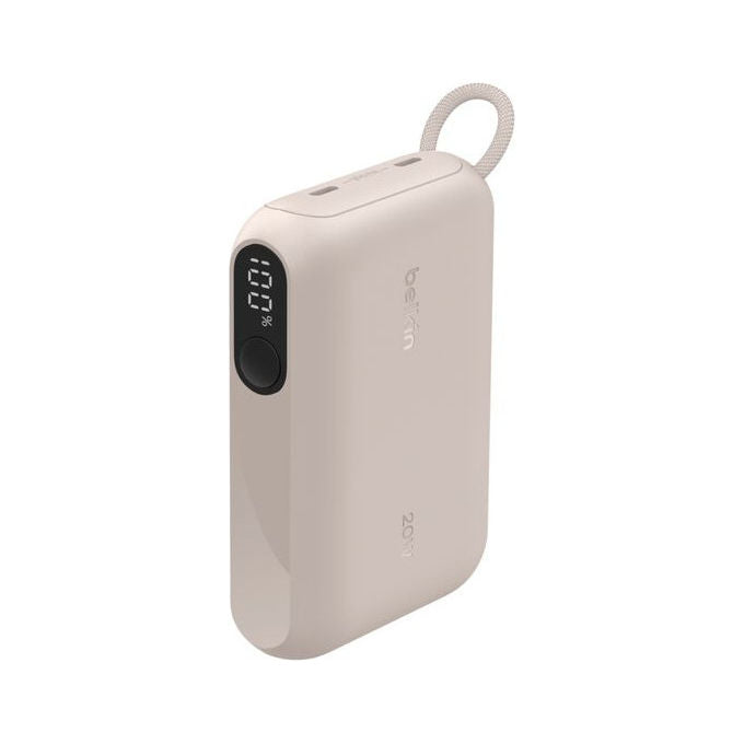 Belkin BPB027HQSD Power Bank 10000 mAh Display USB-C Sabbia