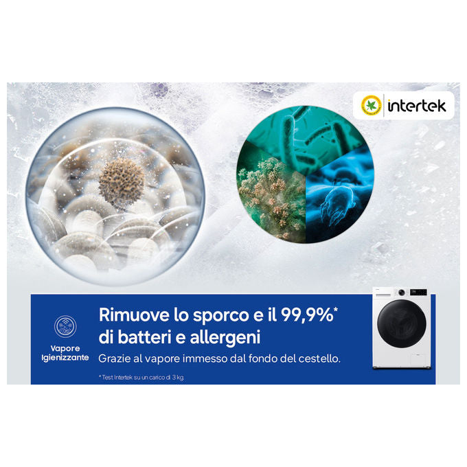 Samsung WD90HG5U34BEET Lavasciuga 9kg-6kg 1400rpm Classe A-35% Vapore Wi-Fi colore Bianco