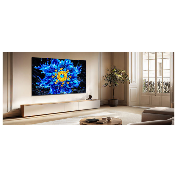 TCL 98P8L TV QD 98 pollici 4K HDR Google TV 144Hz Nero