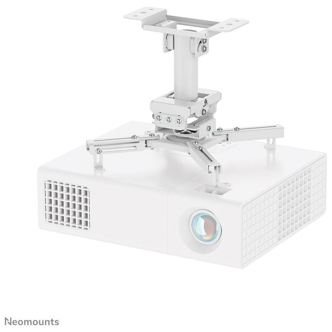 Neomounts CL25-530WH1 Supporto a Soffitto per Proiettore Acciaio 45 Kg Rotazione 360° Inclinazione 20° colore Bianco