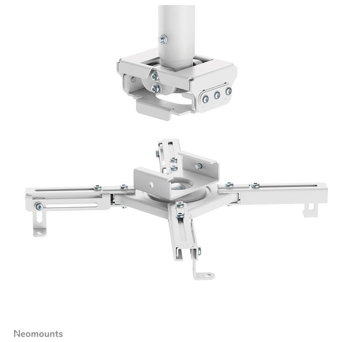 Neomounts CL25-530WH1 Supporto a Soffitto per Proiettore Acciaio 45 Kg Rotazione 360° Inclinazione 20° colore Bianco
