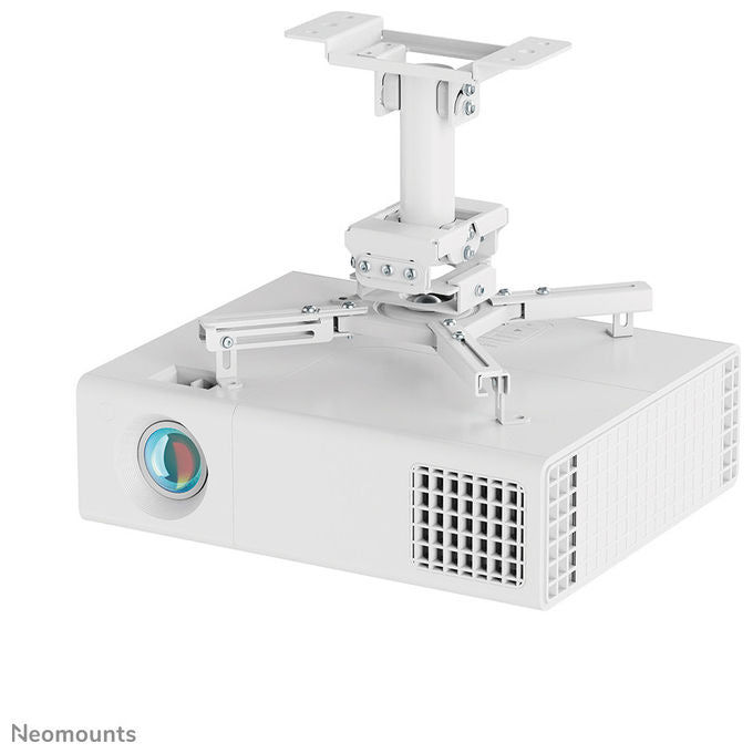 Neomounts CL25-530WH1 Supporto a Soffitto per Proiettore Acciaio 45 Kg Rotazione 360° Inclinazione 20° colore Bianco