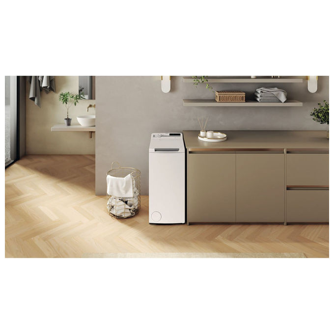 Whirlpool TDLR 7251BS IT 6° Senso Lavatrice Carica Alto 7 Kg 1200 rpm Classe B Inverter 78 dB (90x40x60 cm) colore Bianco
