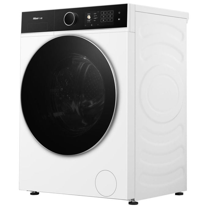 Hisense WF5I1045BWQ Lavatrice Frontale 10.5 Kg 1400 rpm Classe A AutoDose Vapore Wi-Fi (84.5x59.5x55 cm) colore Bianco