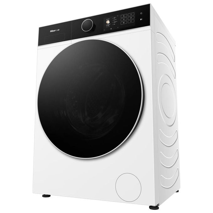 Hisense WF5I1045BWQ Lavatrice Frontale 10.5 Kg 1400 rpm Classe A AutoDose Vapore Wi-Fi (84.5x59.5x55 cm) colore Bianco